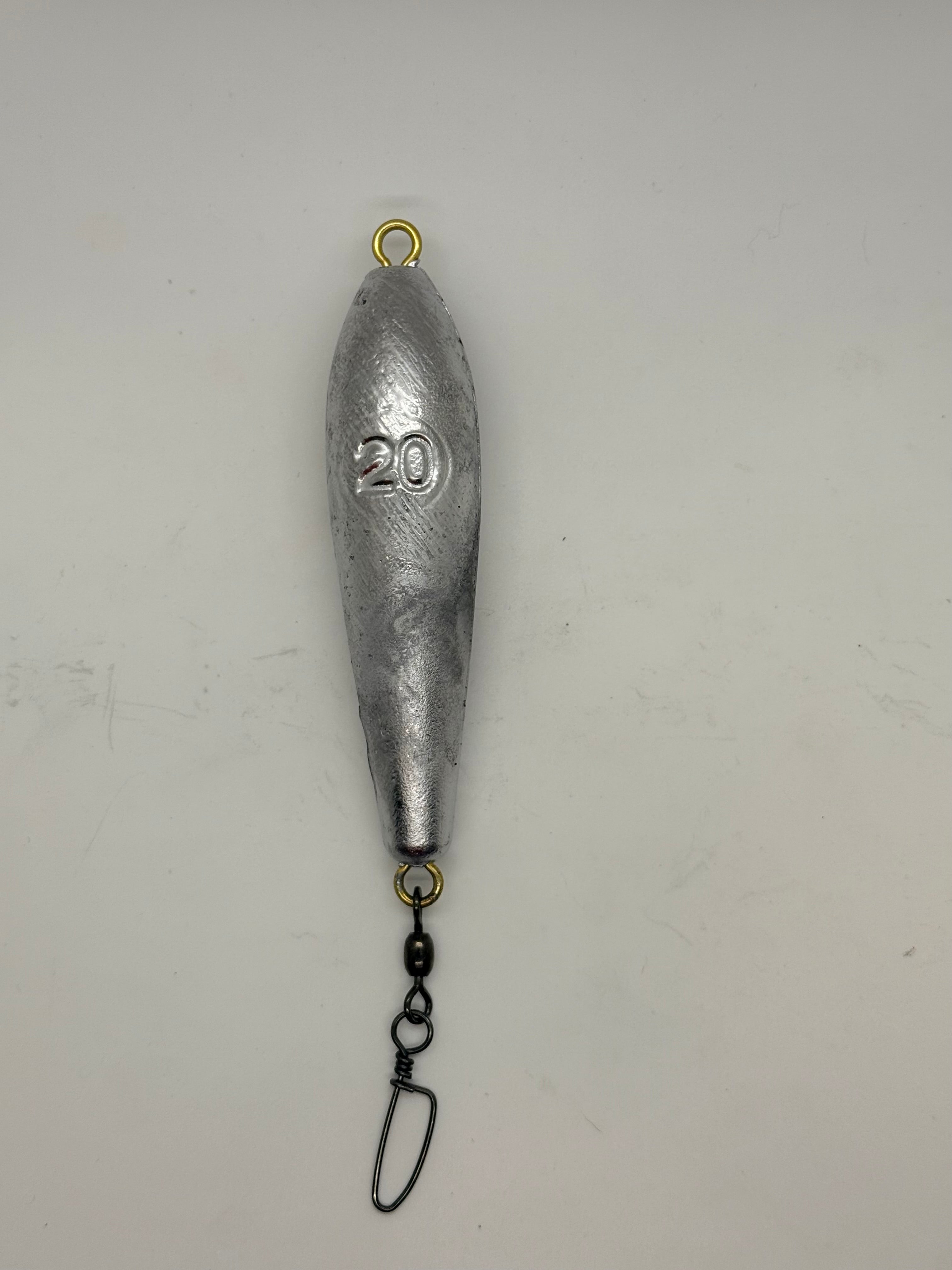 Inline trolling weights